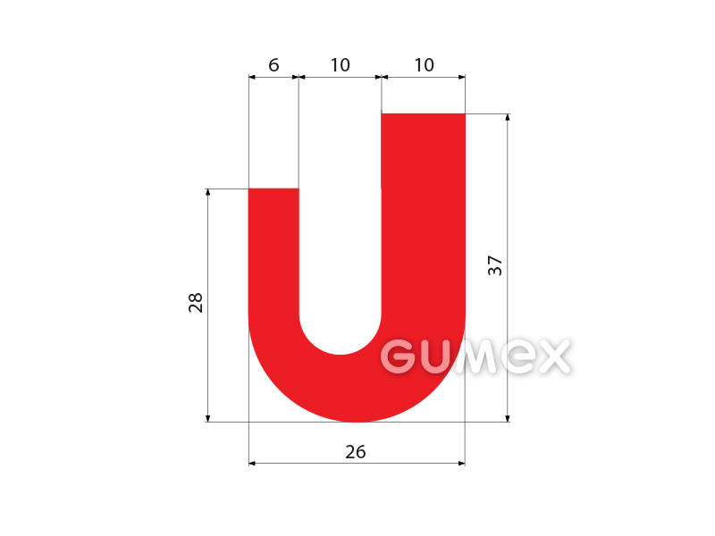 GUMMIPROFILE U-FORM - WEITERE MATERIALIEN